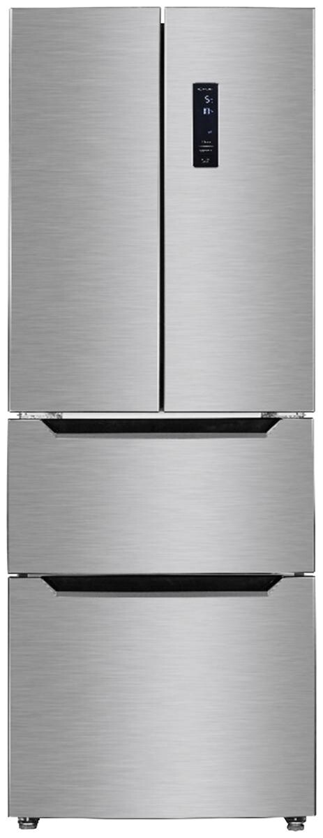 Wolkenstein Kühl-/Gefrierkombination FD351.4A++ Inox B/H/T: ca. 64x186x69 cm