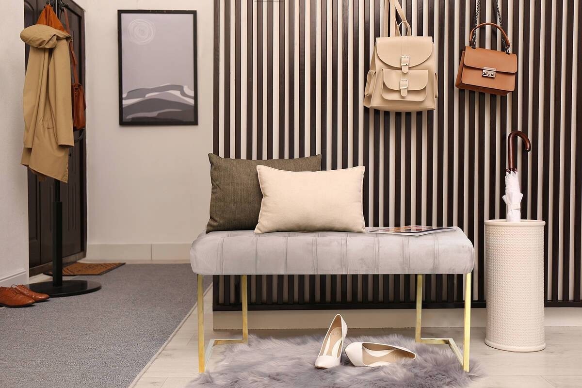 Sitzbank Rare 201 taupe B/H/T: ca. 47x48x100 cm