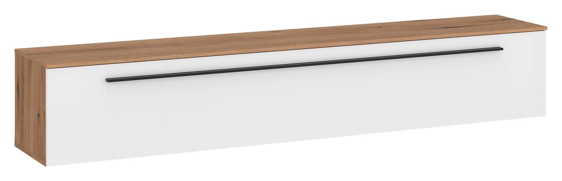 TV-Lowboard Mateo Eiche Evoke Coast Nachbildung weiß Hochglanz B/H/T: ca. 180x41x40 cm