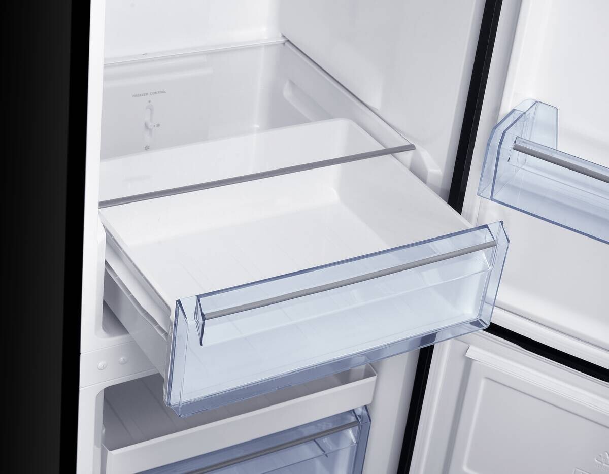 POCOline Kühl-/Gefrierkombination KGK186-293DSNF schwarz B/H/T: ca. 60x186x60,5 cm