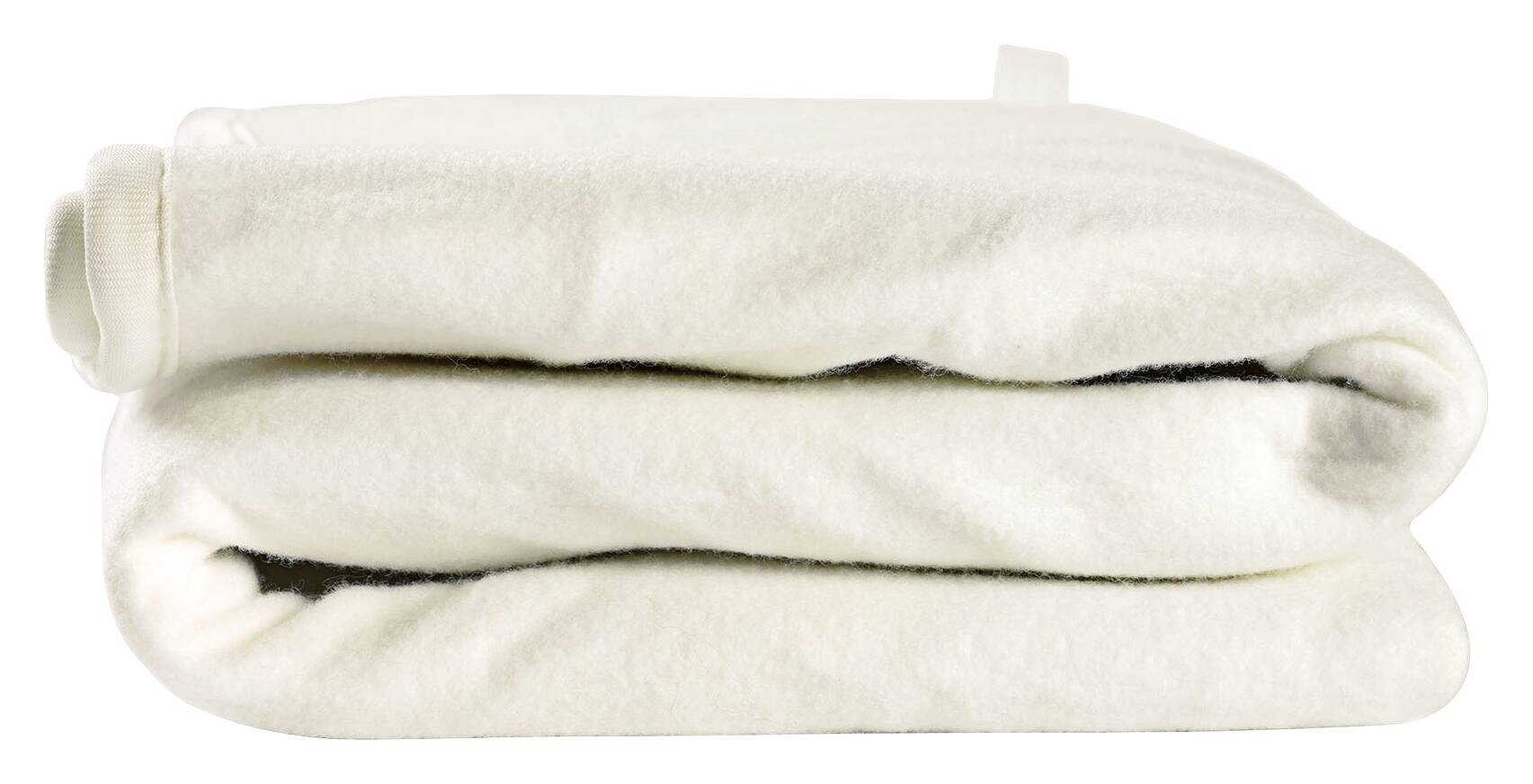 Nedis Heizdecke weiß Polyester B/H/L: ca. 151,2x2,2x79,7 cm