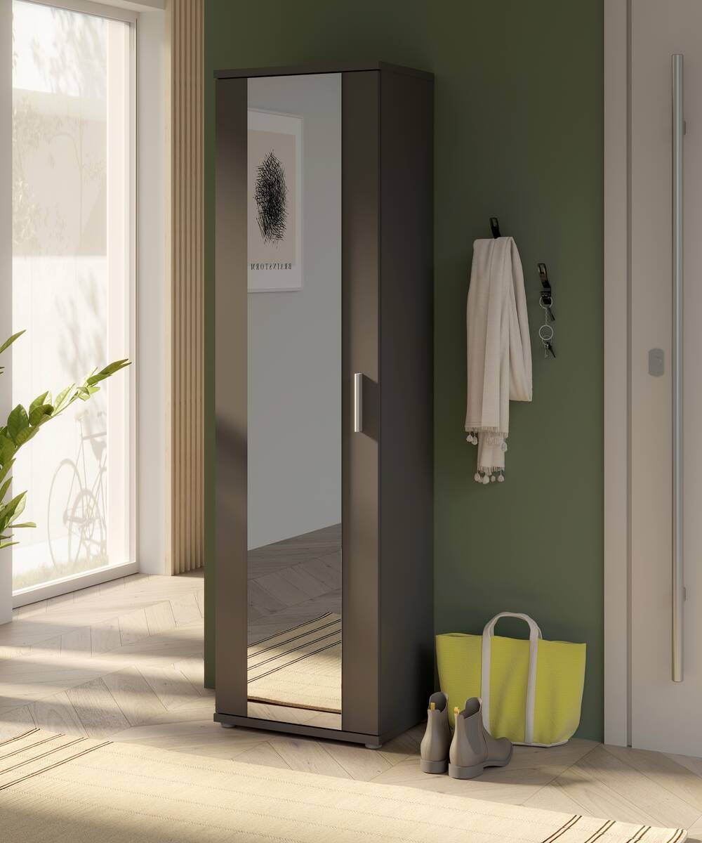 Mehrzweckschrank  anthrazit B/H/T: ca. 50x179x35 cm