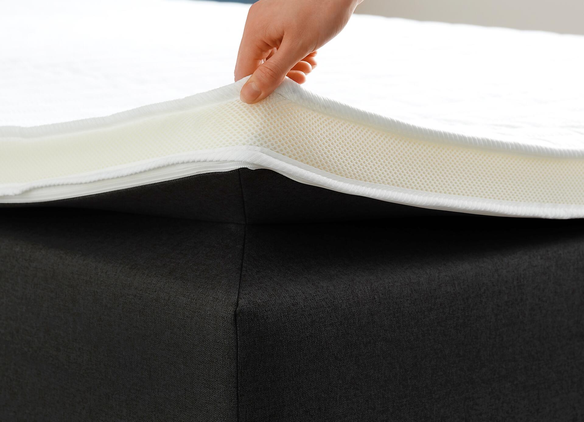 Boxspringbett Kokomo anthrazit Liegefläche B/L: ca. 140x200 cm