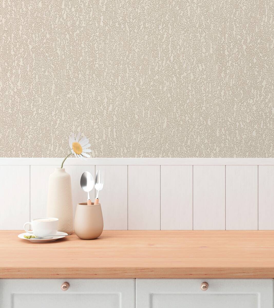 A.S.Creation Vliestapete grau beige creme B/H/D: ca. 53x1005x9,3 cm