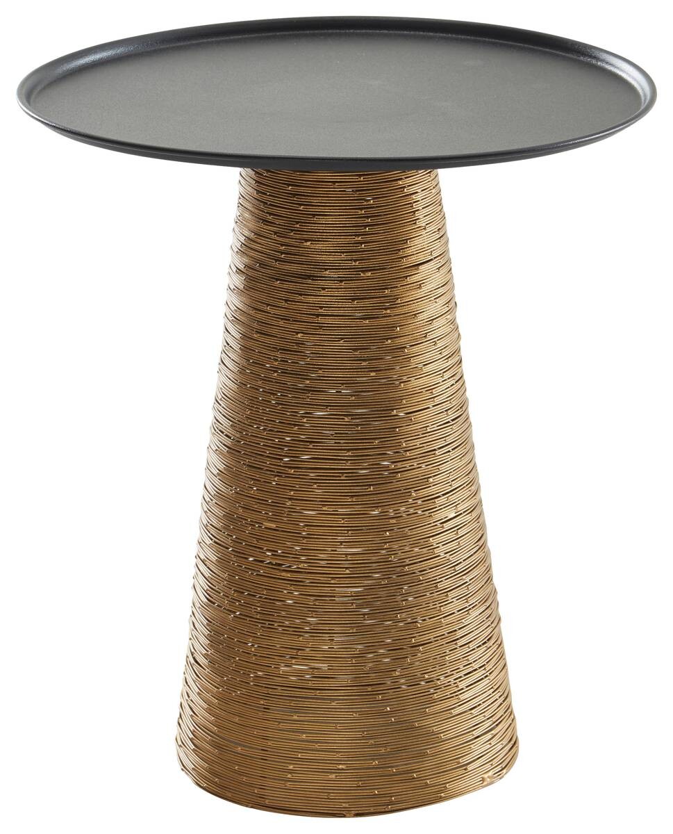Beistelltisch gold B/H/T: ca. 40x45x40 cm