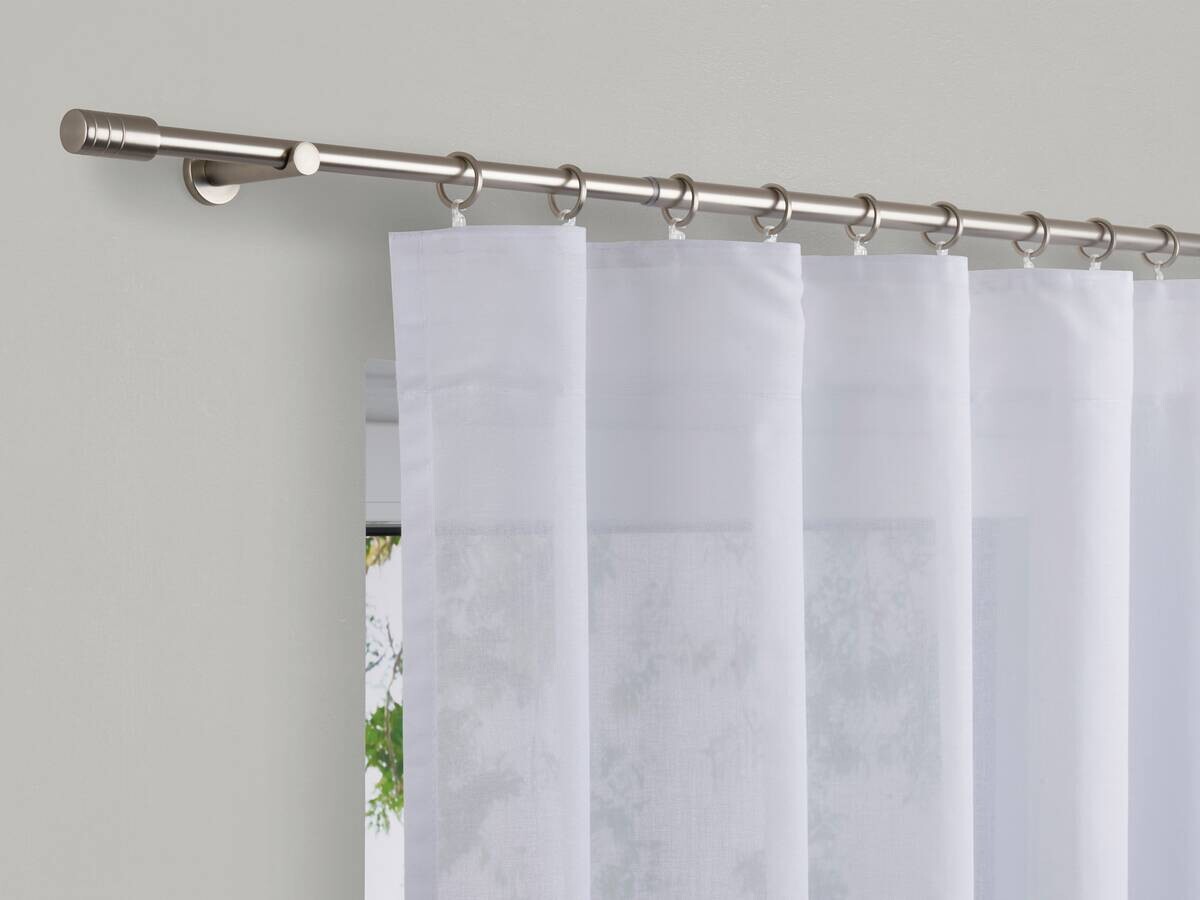 ondeco Stilgarnituren rillcube Edelstahloptik Metall ausziehbar von ca. 120 bis 210 cm 1.0 Läufe