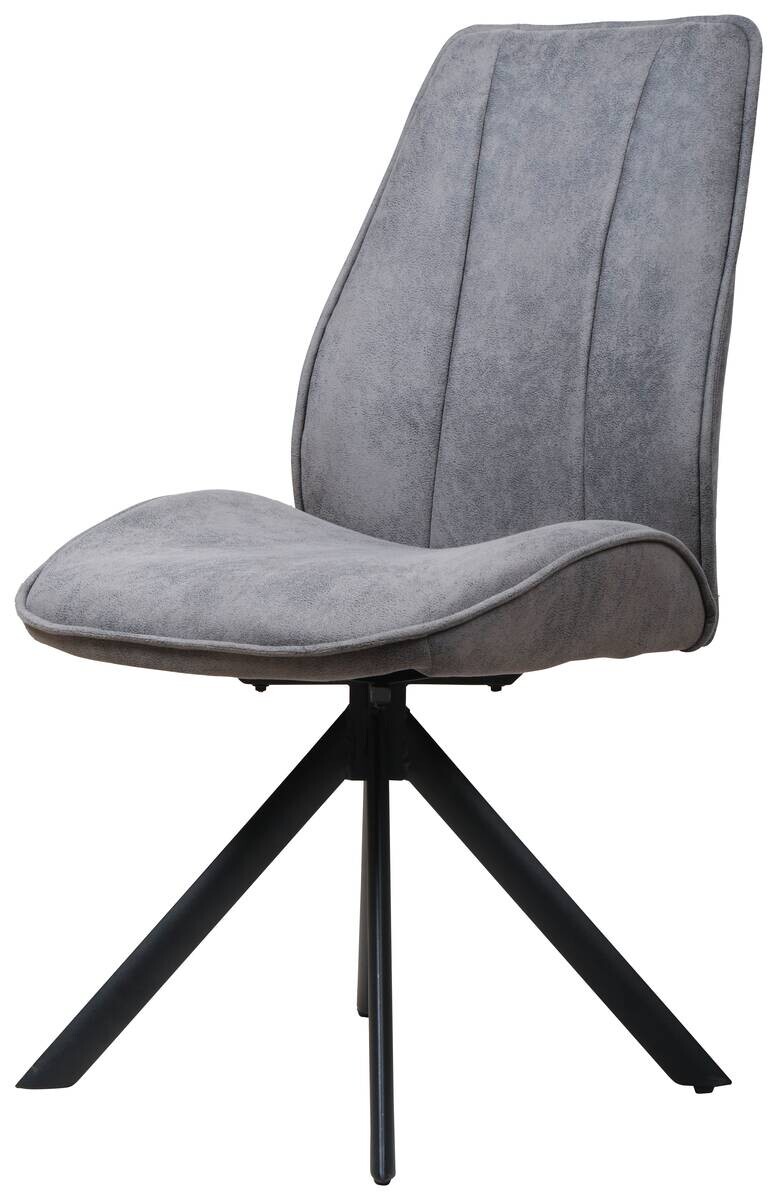 Drehstuhl Albany grau Microfaser B/H/T: ca. 47x95x62 cm Drehstuhl Albany grau Microfaser B/H/T: ca. 47x95x62 cm