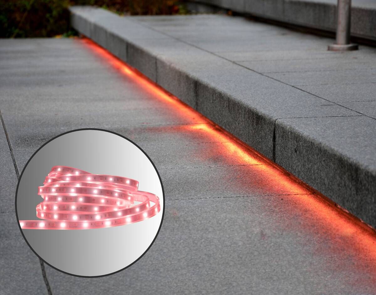 Näve Leuchten LED-Stripe 5216761 multicolor Kunststoff B/H/T: ca. 1,2x0,4x500 cm