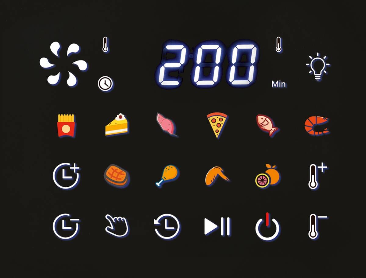 Rachs KOCHWERK Heißluftfritteuse 14829 schwarz Polypropylen B/H/L: ca. 37x35x29 cm ca. 7,5 l