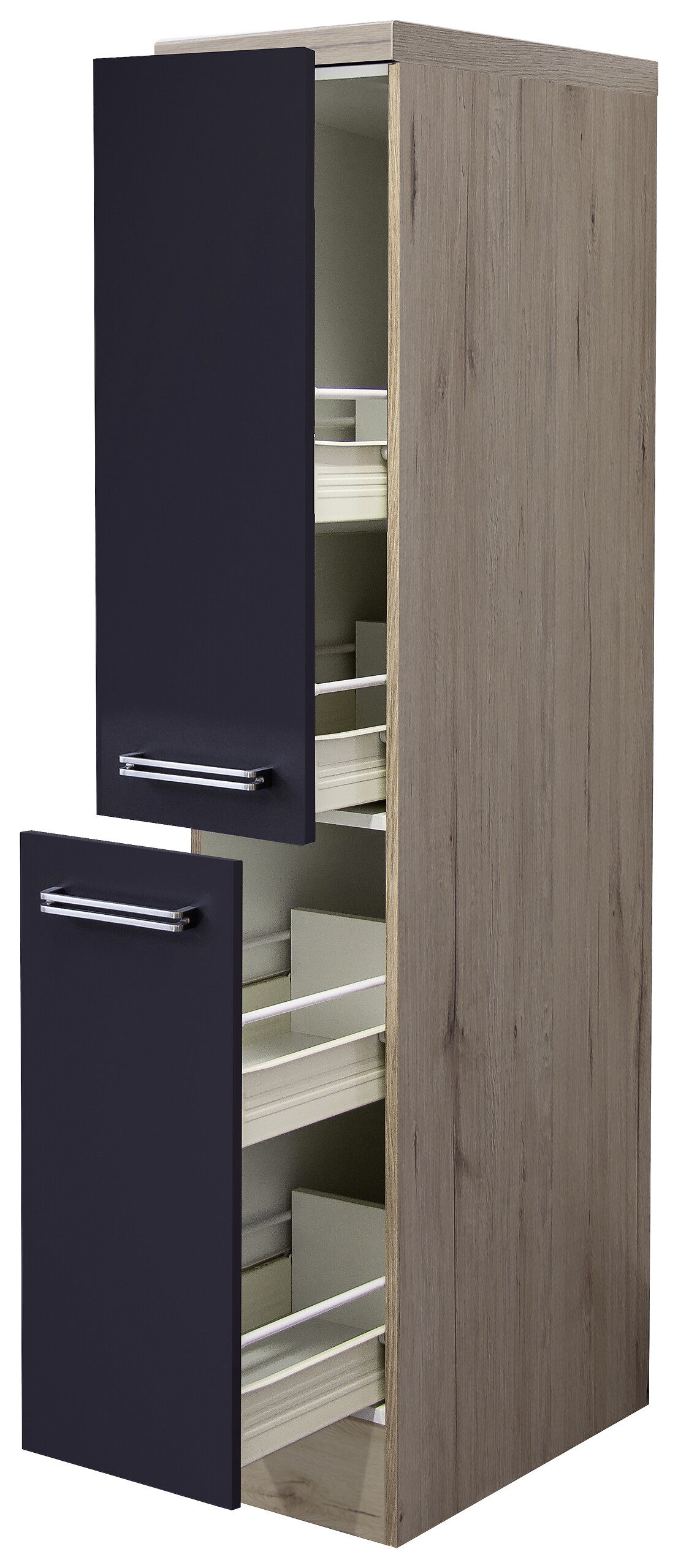 Apothekerschrank Elva anthrazit B/H/T: ca. 30x162x60 cm Apothekerschrank Elva anthrazit B/H/T: ca. 30x162x60 cm