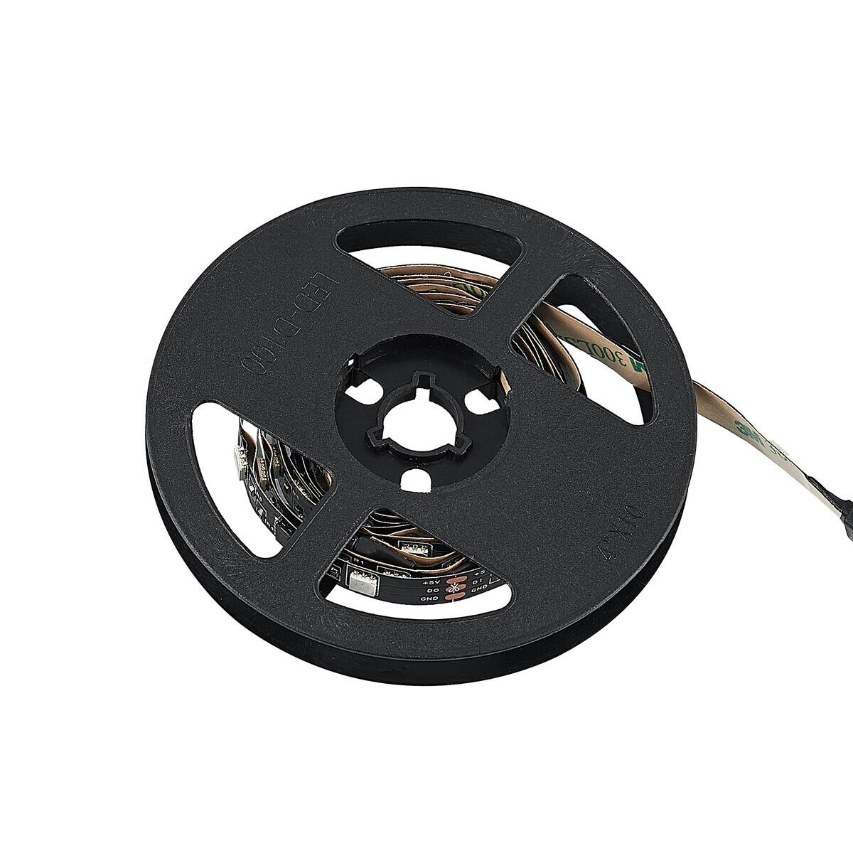 Lichtband schwarz Kunststoff B/L: ca. 1x120 cm