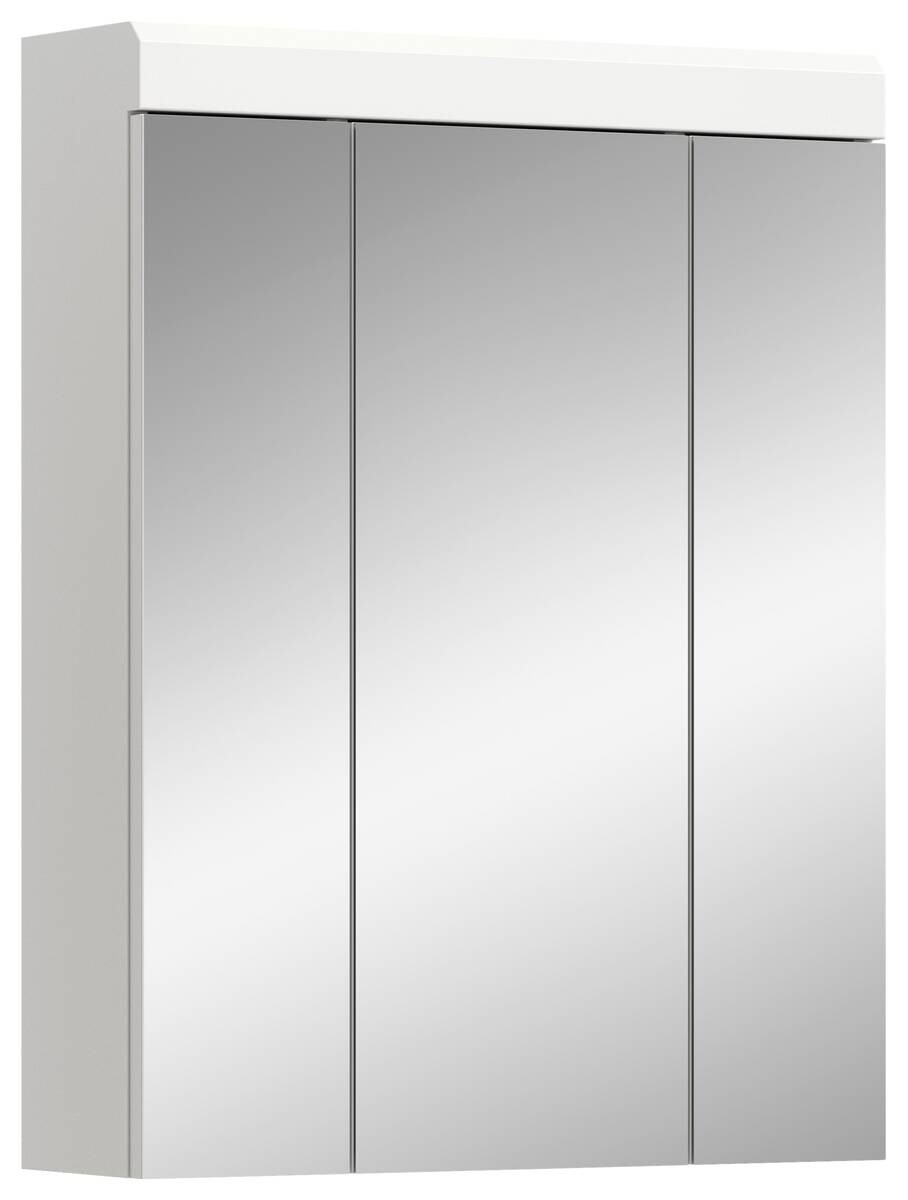 Spiegelschrank Scout weiß weiß Hochglanz B/H/T: ca. 60x79x18 cm