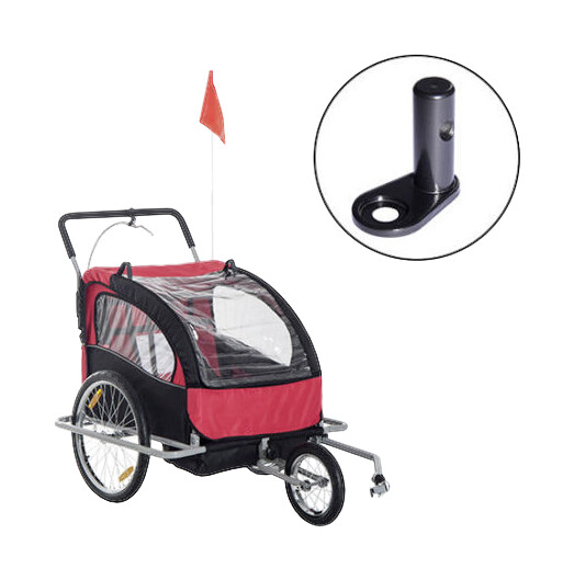 HOMCOM Anhängerkupplung M03 schwarz schwarz