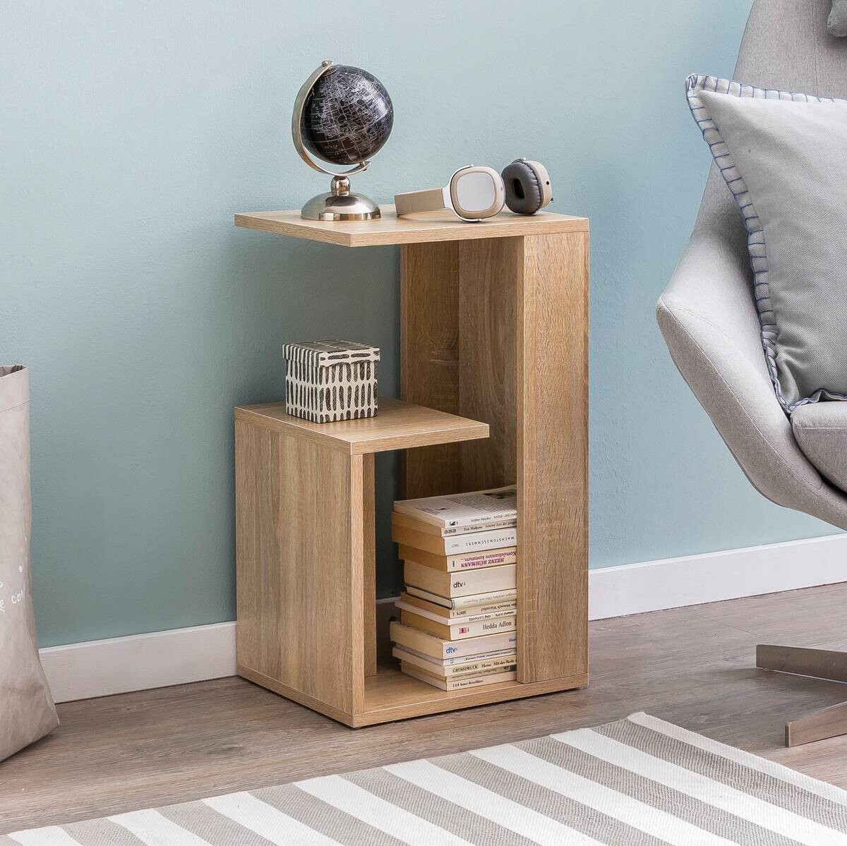 Regal Eiche Sonoma Nachbildung B/H/T: ca. 35x61x30 cm