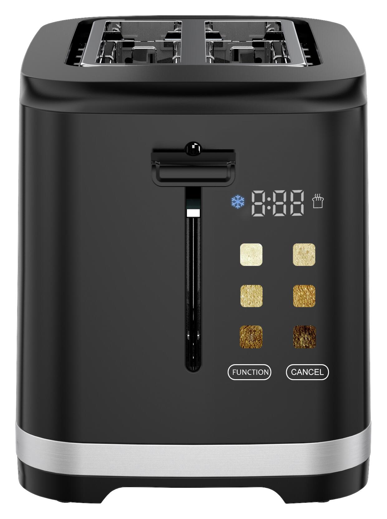 Emerio Toastautomat TO-133740.1 schwarz Kunststoff Metall B/H/L: ca. 17x17x26 cm