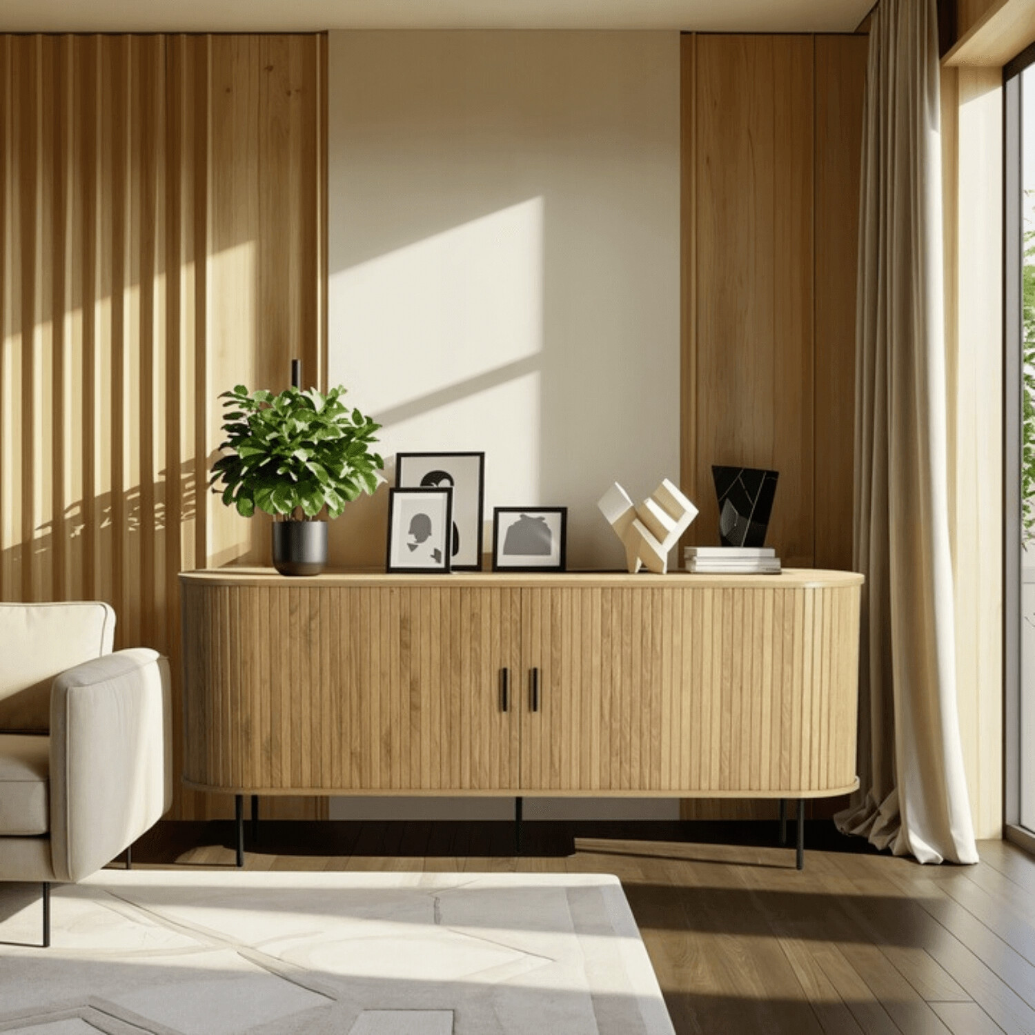 Kommode SELVA Eiche Sonoma Nachbildung B/H/T: ca. 180x76x40 cm Kommode SELVA Eiche Sonoma Nachbildung B/H/T: ca. 180x76x40 cm