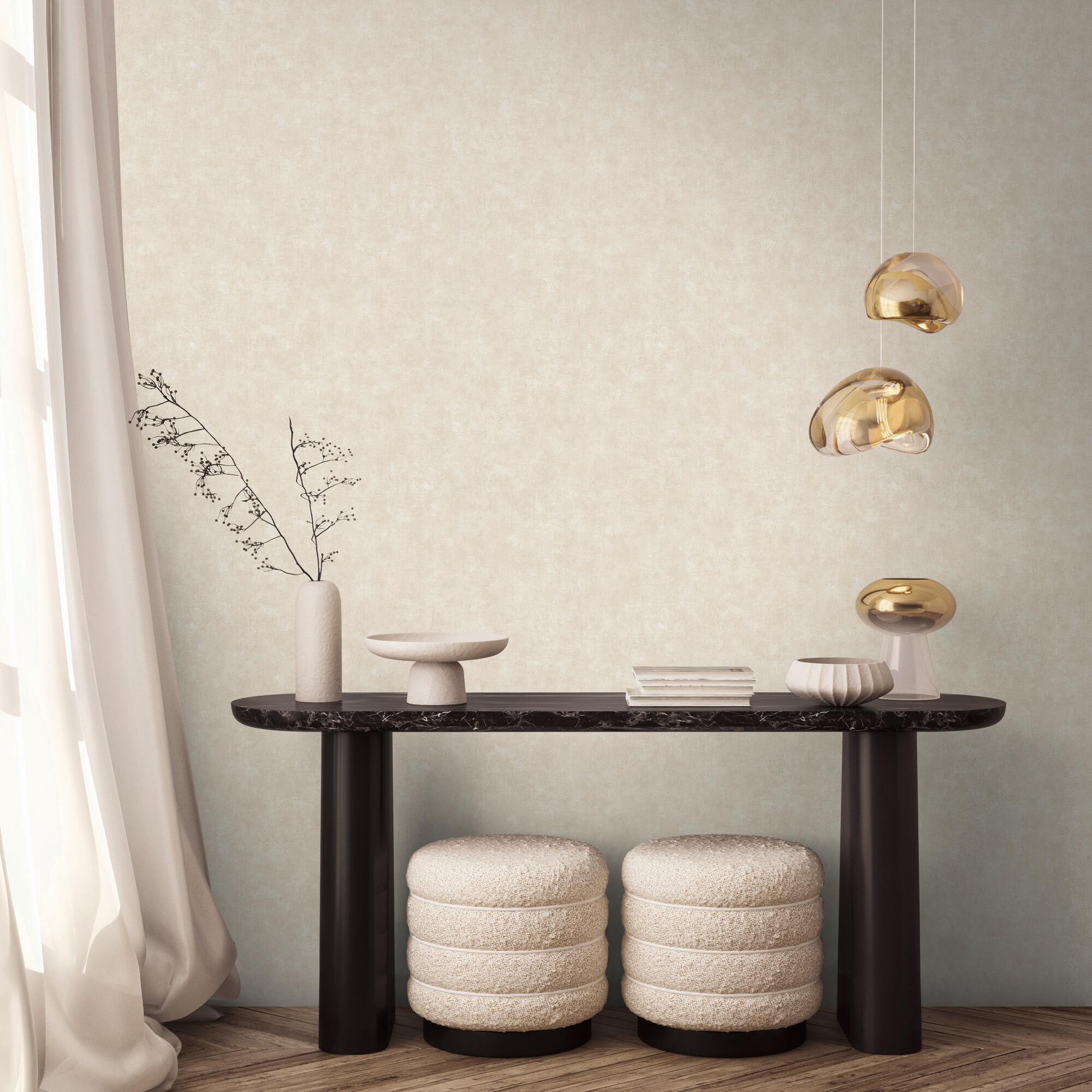 A.S.Creation Vliestapete grau B/H/D: ca. 53x1005x8,7 cm