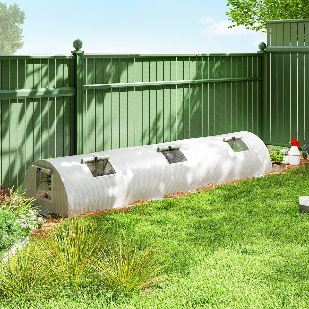 Outsunny Gewächshaus B/H/L: ca. 80x45x300 cm