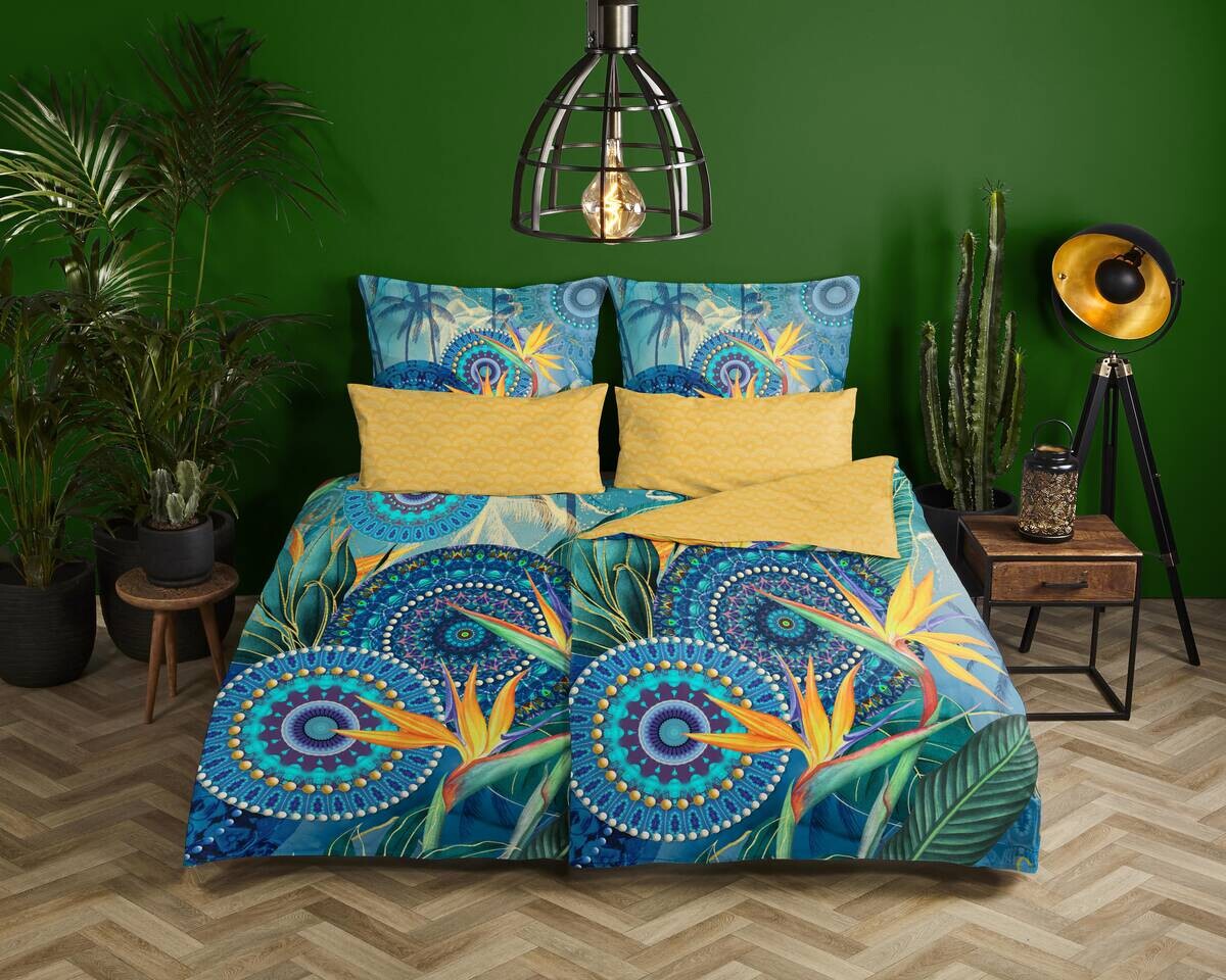 Baumwoll Bettwäsche Novia Satin Multi Baumwolle B/L: ca. 135x200 cm