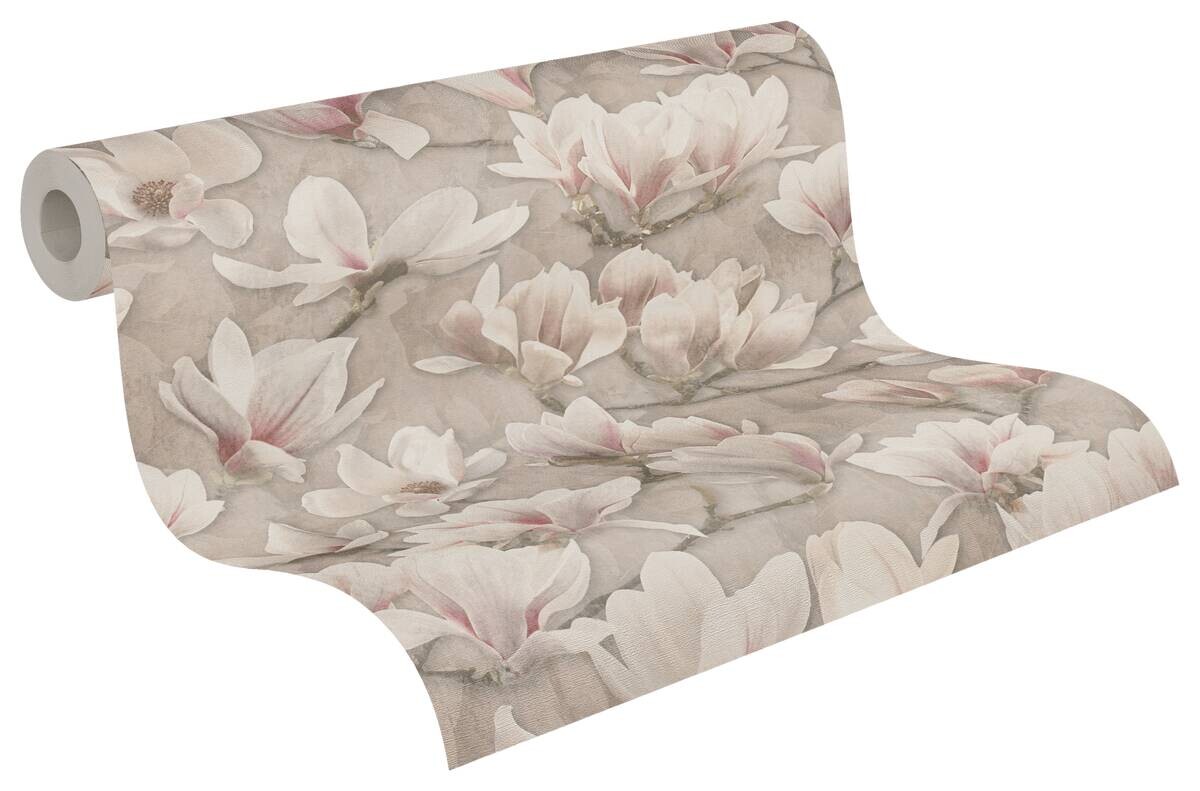 A.S.Creation Vliestapete weiß rosa B/H/D: ca. 53x1005x8 cm