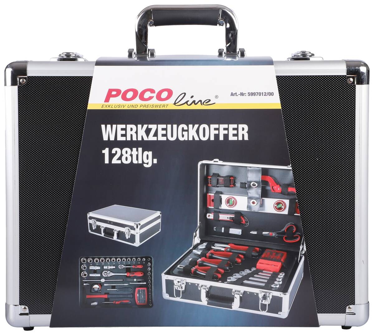 Werkzeugkoffer B/H/T: ca. 45,5x17x35 cm 128 tlg.