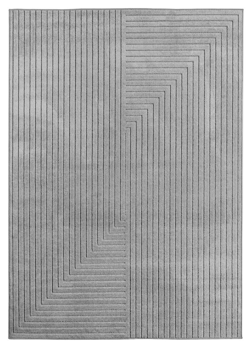 Ayyildiz In-/Outdoor-Teppich NOVA silber B/L: ca. 80x250 cm