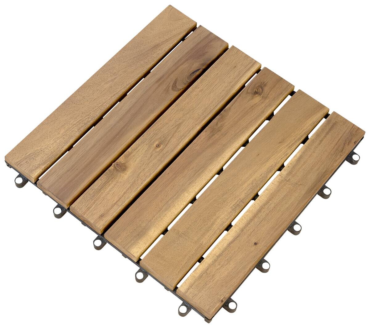 POCOline Terrassenfliese Akazie Akazie B/L: ca. 30x30 cm