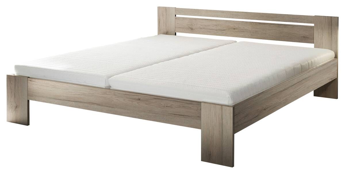 Futonbett Cannes Eiche San-Remo Nachbildung Liegefläche B/L: ca. 180x200 cm