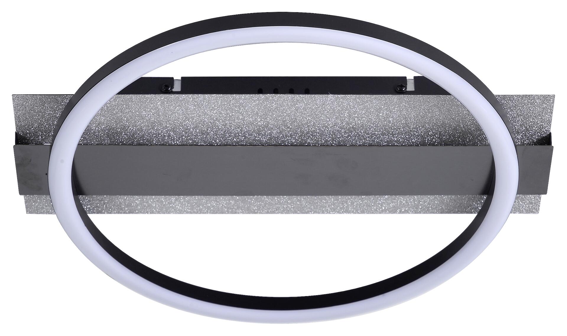 POCOline LED-Deckenleuchte Arietty schwarz Metall Kunststoff B/H/L: ca. 30x65x34 cm