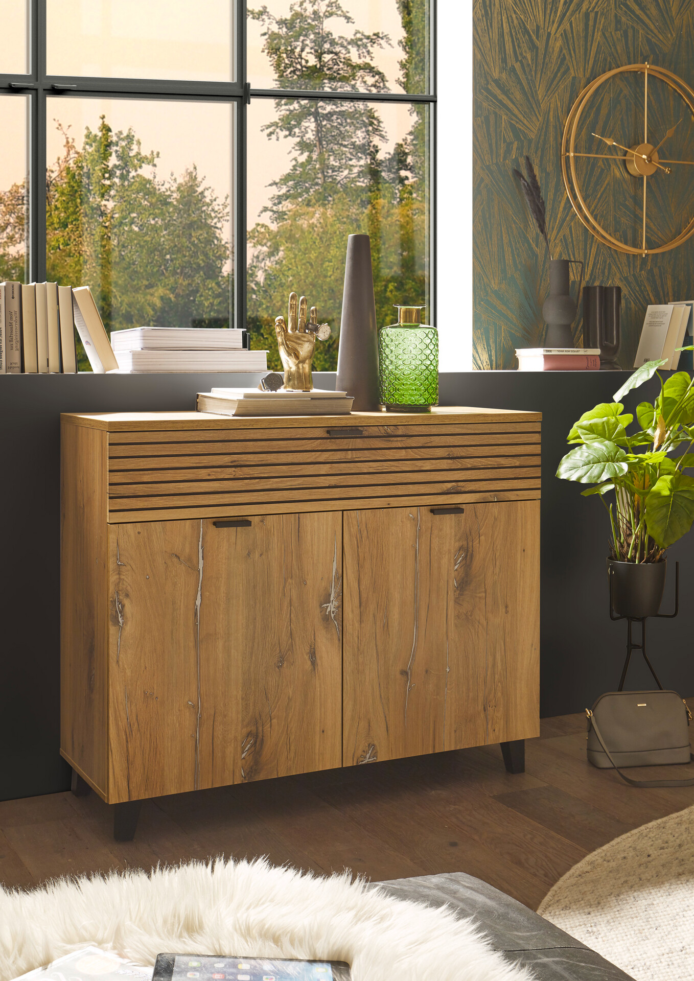 Kommode Trattino Oak B/H/T: ca. 111x91x40 cm