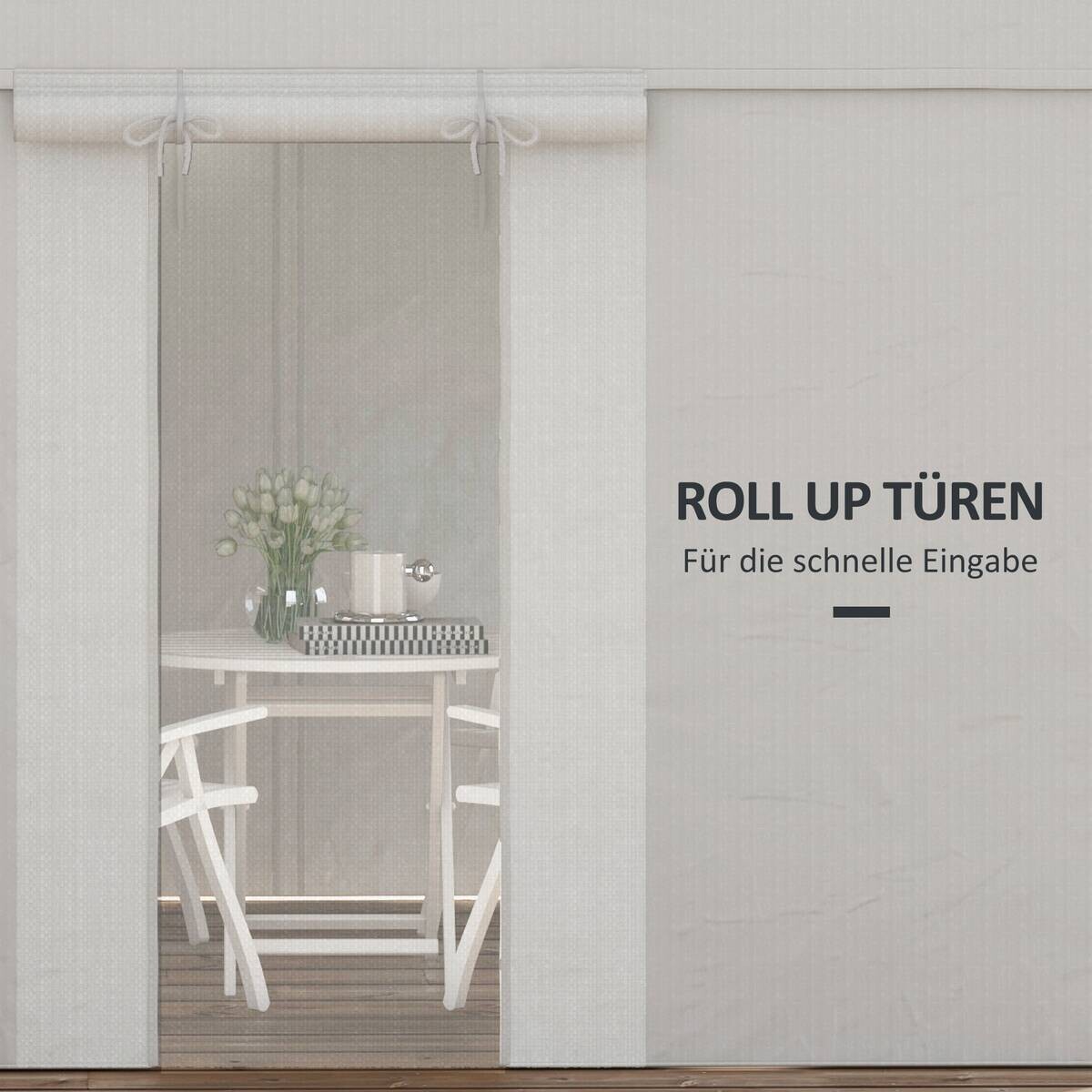 Outsunny Pavillon-Abdeckung 3,6x3m weiß Kunststoff B/H/L: ca. 300x270x360 cm