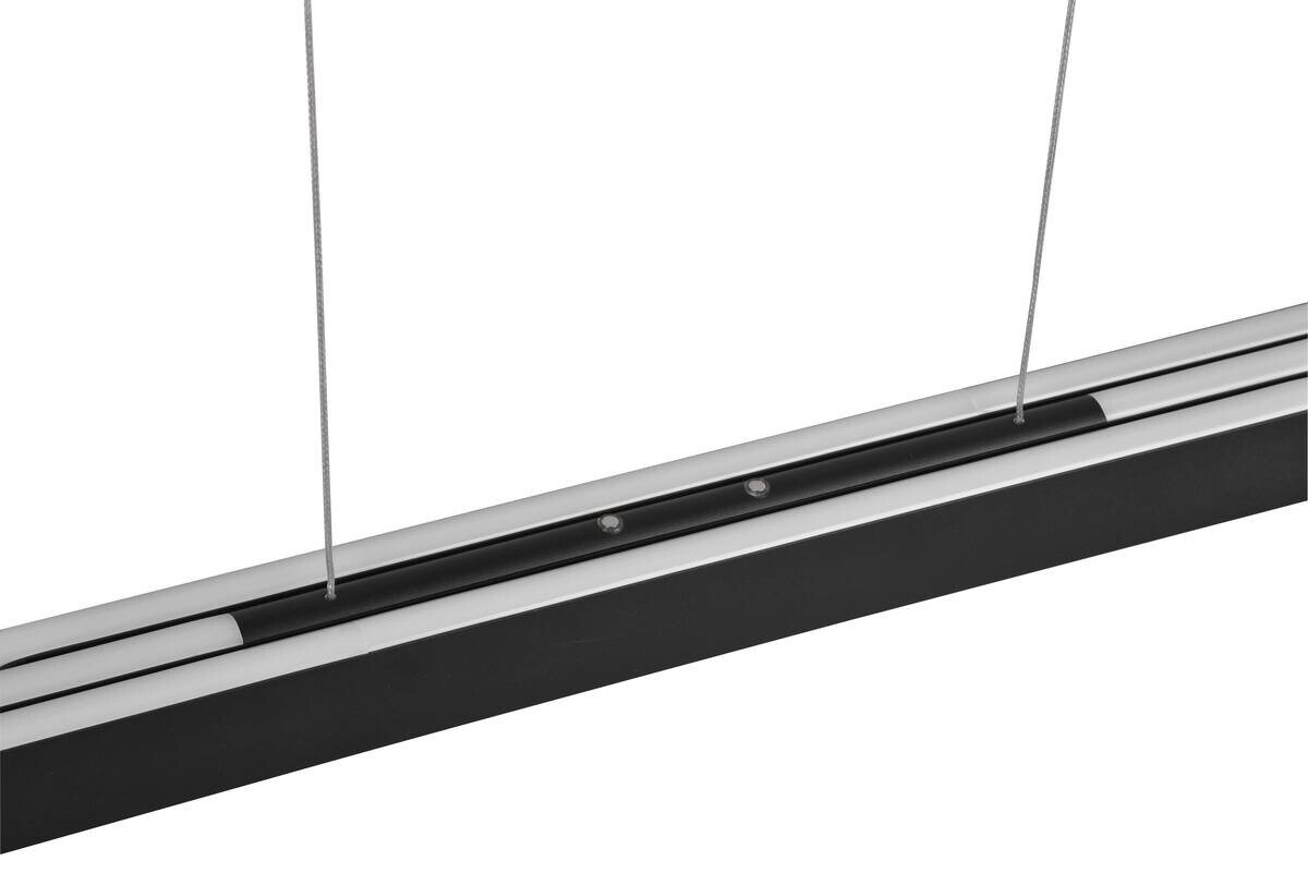Reality LED-Pendelleuchte schwarz Metall