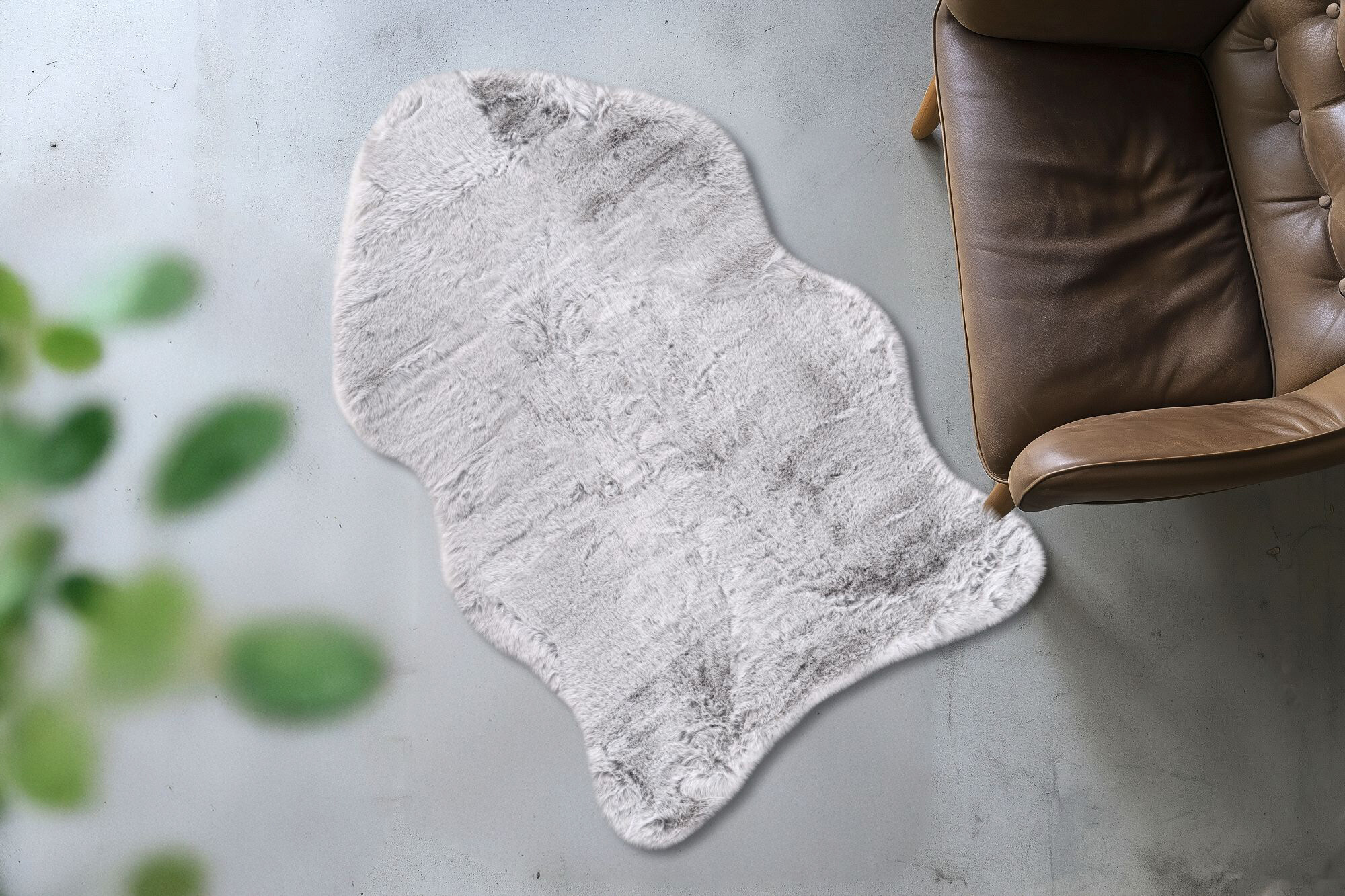 Obsession Teppich Infinity grau B/H/L: ca. 60x6x90 cm