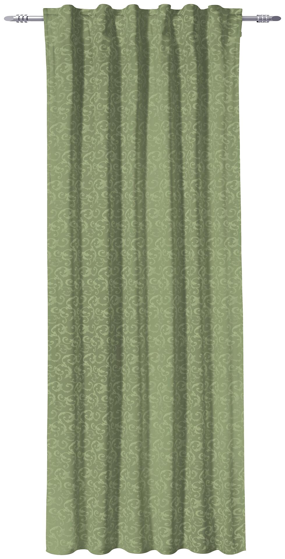 POCOline Kombivorhang Ranke grün B/L: ca. 135x245 cm