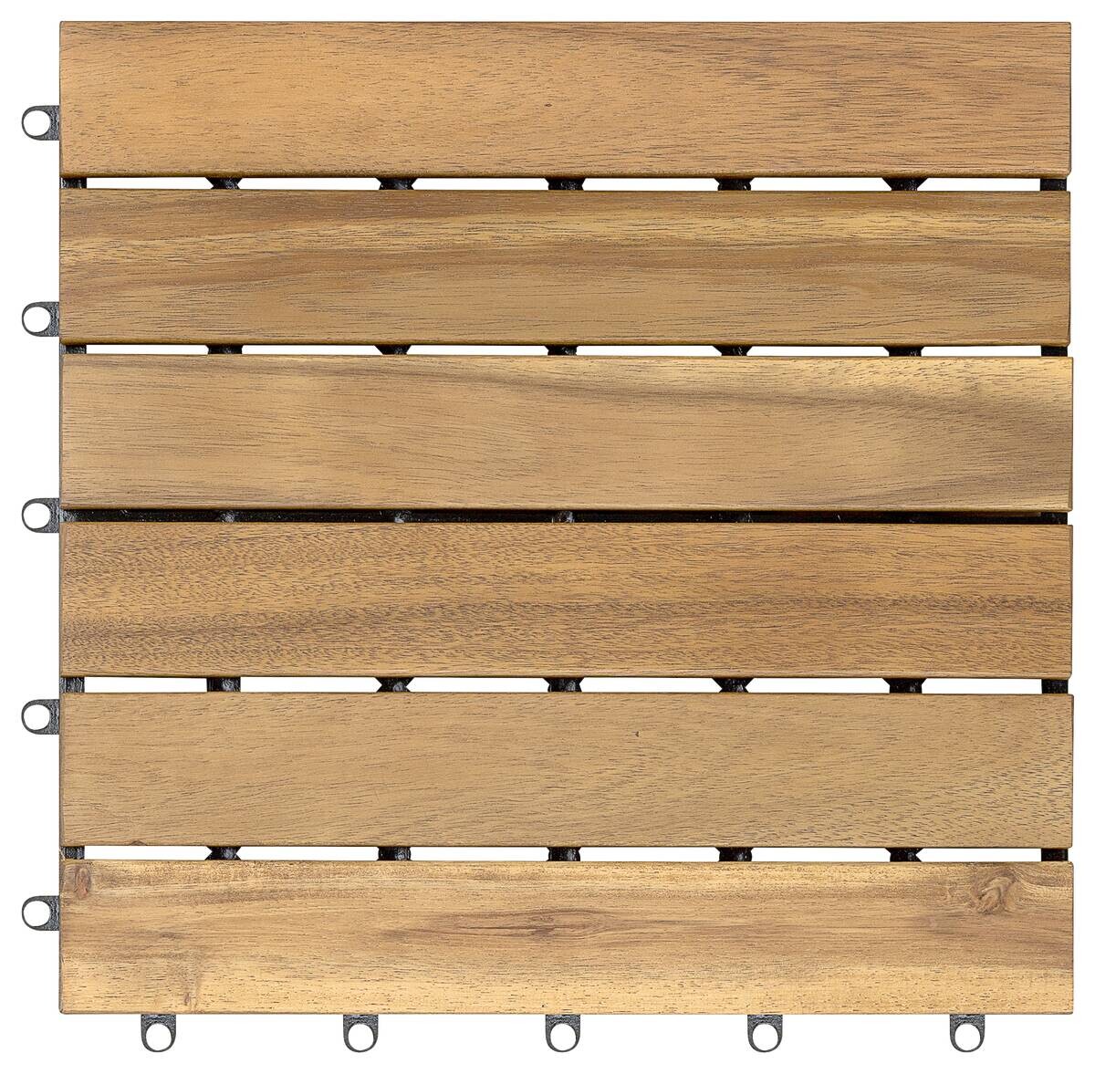 POCOline Terrassenfliese Akazie Akazie B/L: ca. 30x30 cm