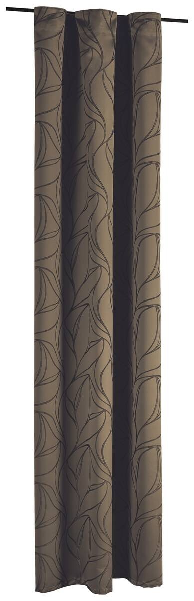 Kombivorhang Monte Carlo taupe B/L: ca. 140x245 cm