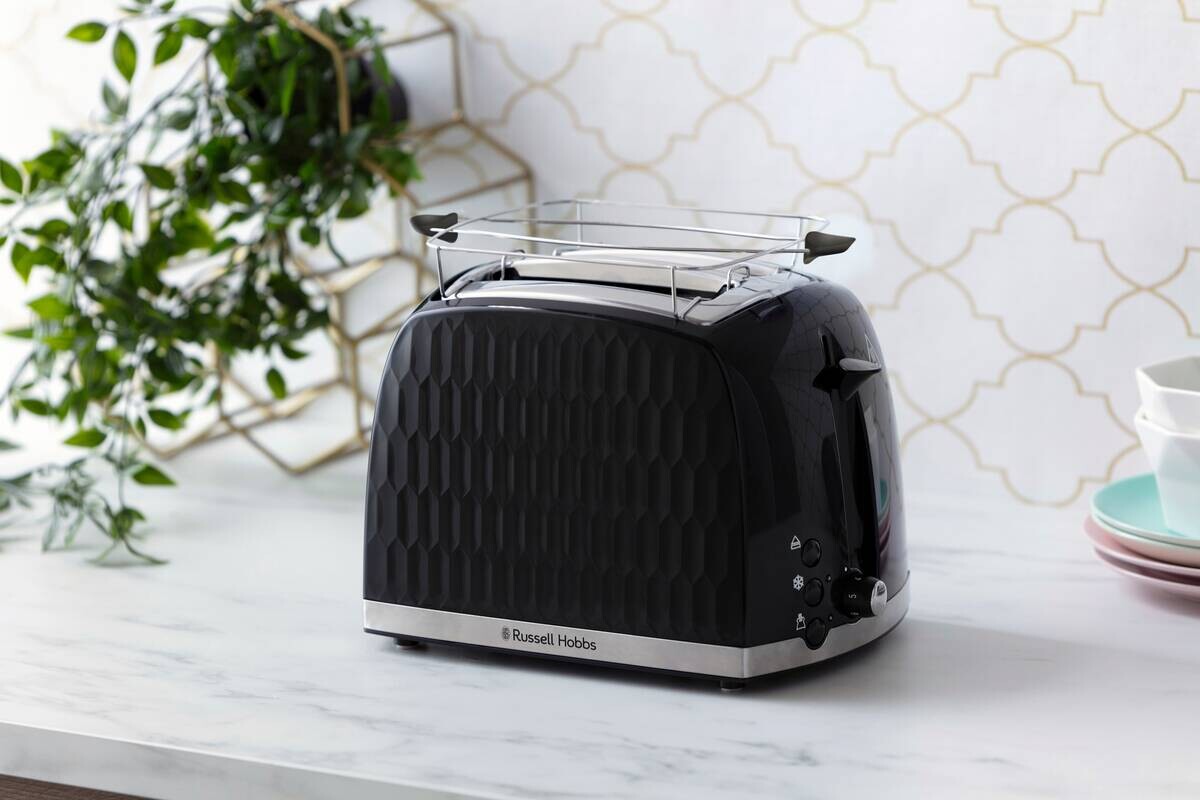 Russel Hobbs Toastautomat 26061-56 schwarz Kunststoff Edelstahl B/H/L: ca. 18,2x22,1x27 cm