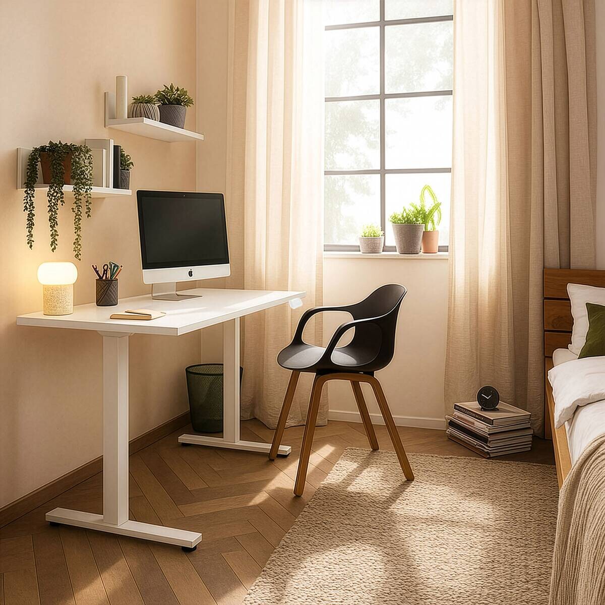 Schreibtisch Torge weiß B/H/T: ca. 138x72,7x60 cm