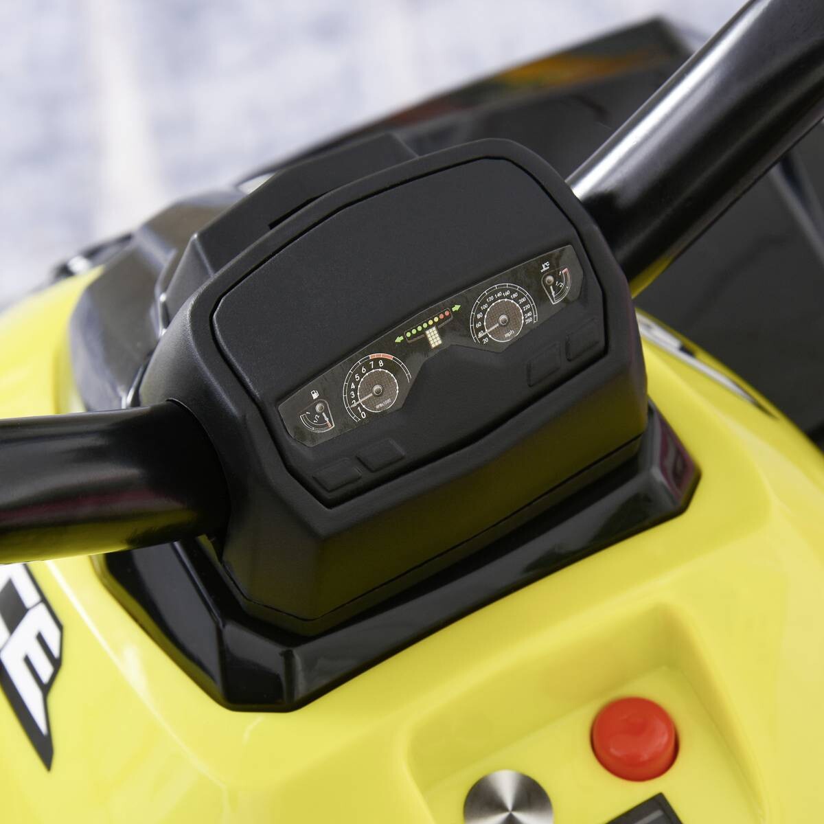 HOMCOM Kinder-Rutscherfahrzeug gelb B/H/L: ca. 38x44x67,5 cm