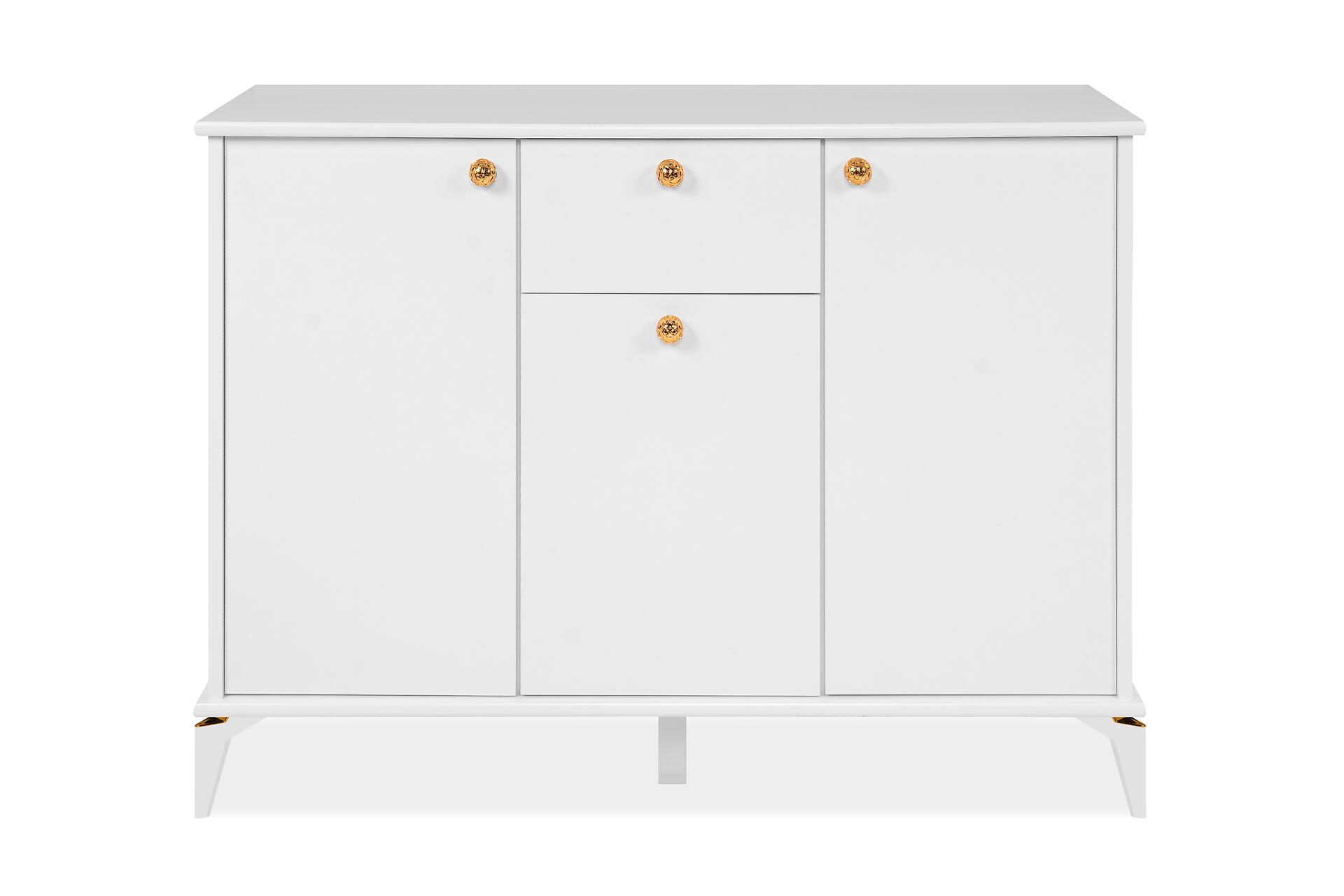 Kommode Izmir Izmir Izmir Izmir Izmir Izmir weiß Kupfer Nachbildung B/H/T: ca. 120x90x36 cm