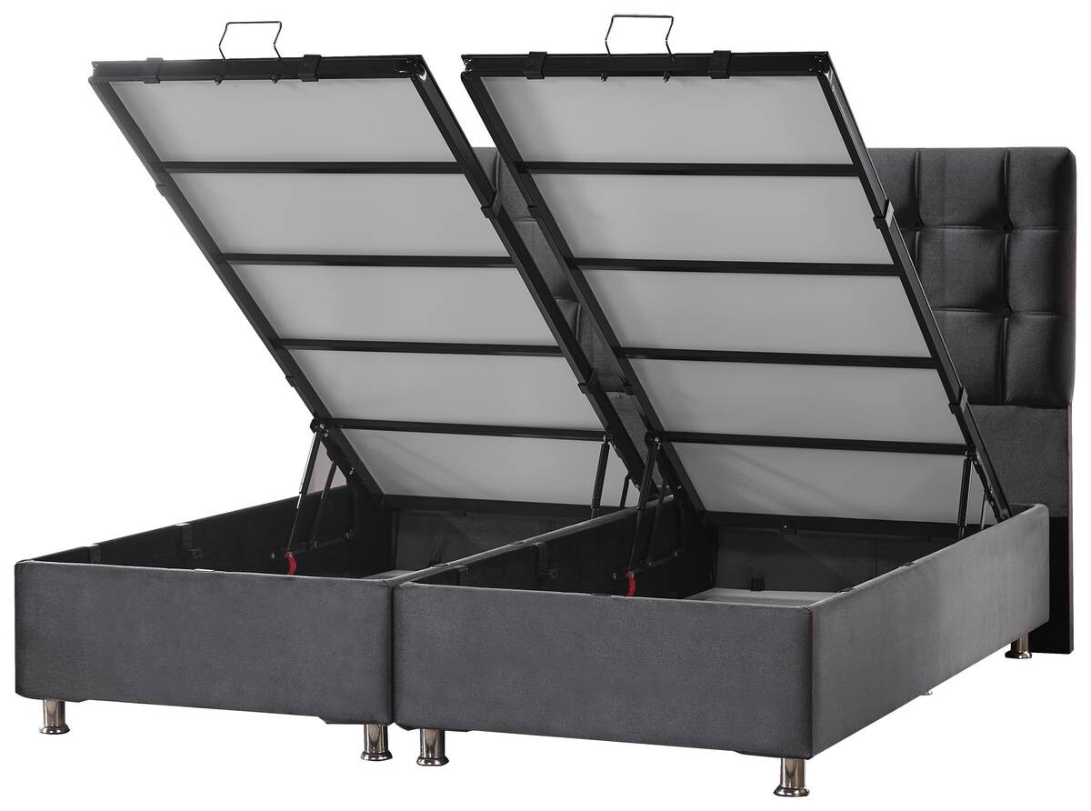 Polsterbett Etna anthrazit Liegefläche B/L: ca. 180x200 cm