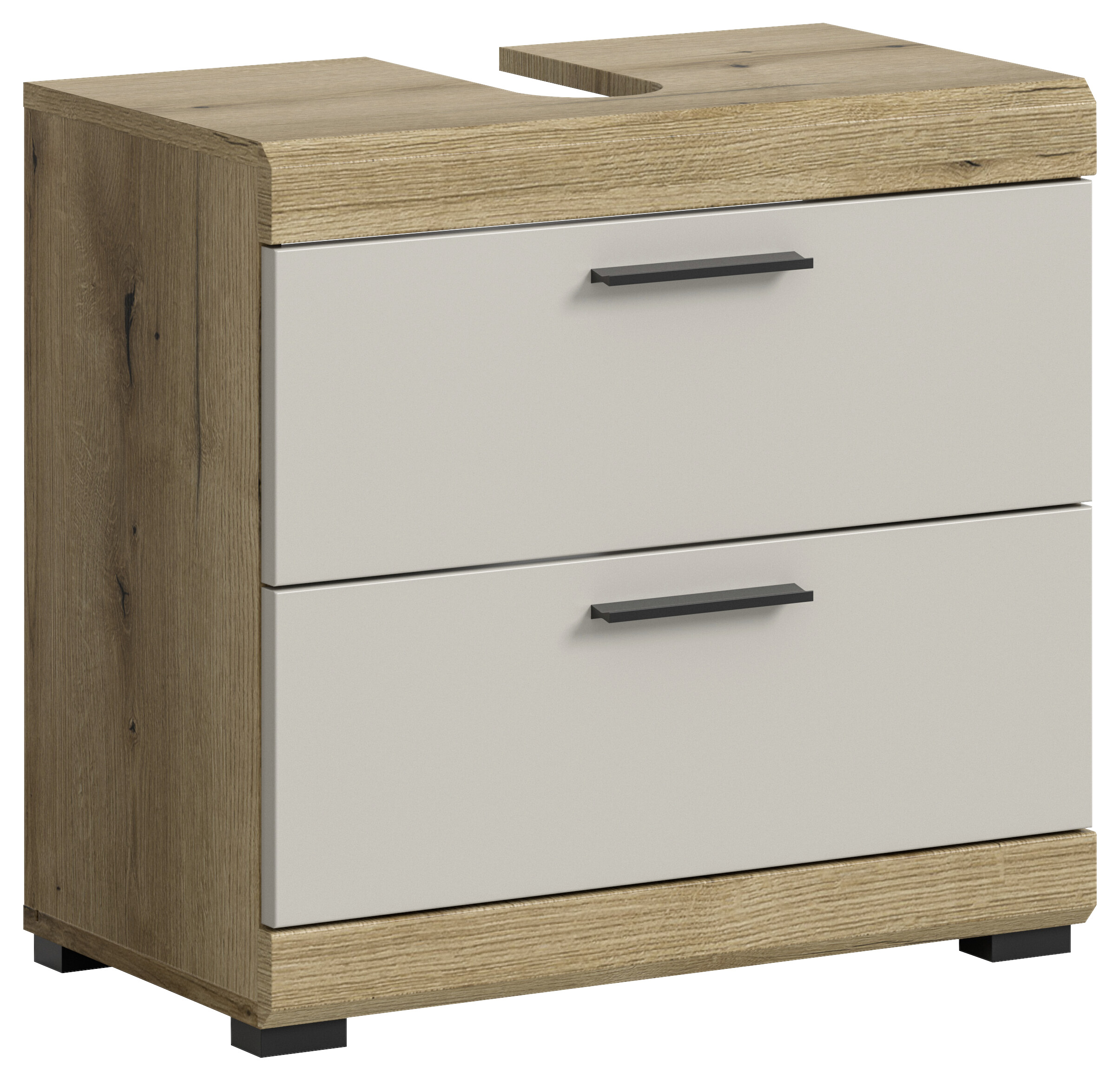 Waschbeckenunterschrank Scout Evoke Oak Nachbildung Kaschmirgrau Nachbildung B/H/T: ca. 60x56x34 cm Waschbeckenunterschrank Scout Evoke Oak Nachbildung Kaschmirgrau Nachbildung B/H/T: ca. 60x56x34 cm