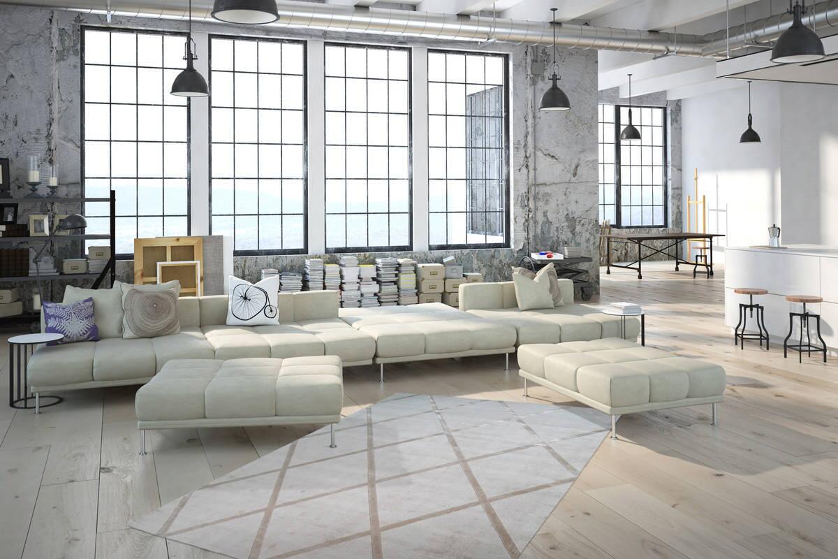 360Living Teppich Luxury elfenbein B/L: ca. 120x170 cm