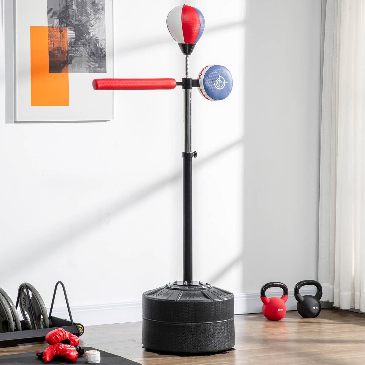 SPORTNOW Fitness-Zubehör schwarz Kunststoff B/H/L: ca. 48x80,5x205 cm