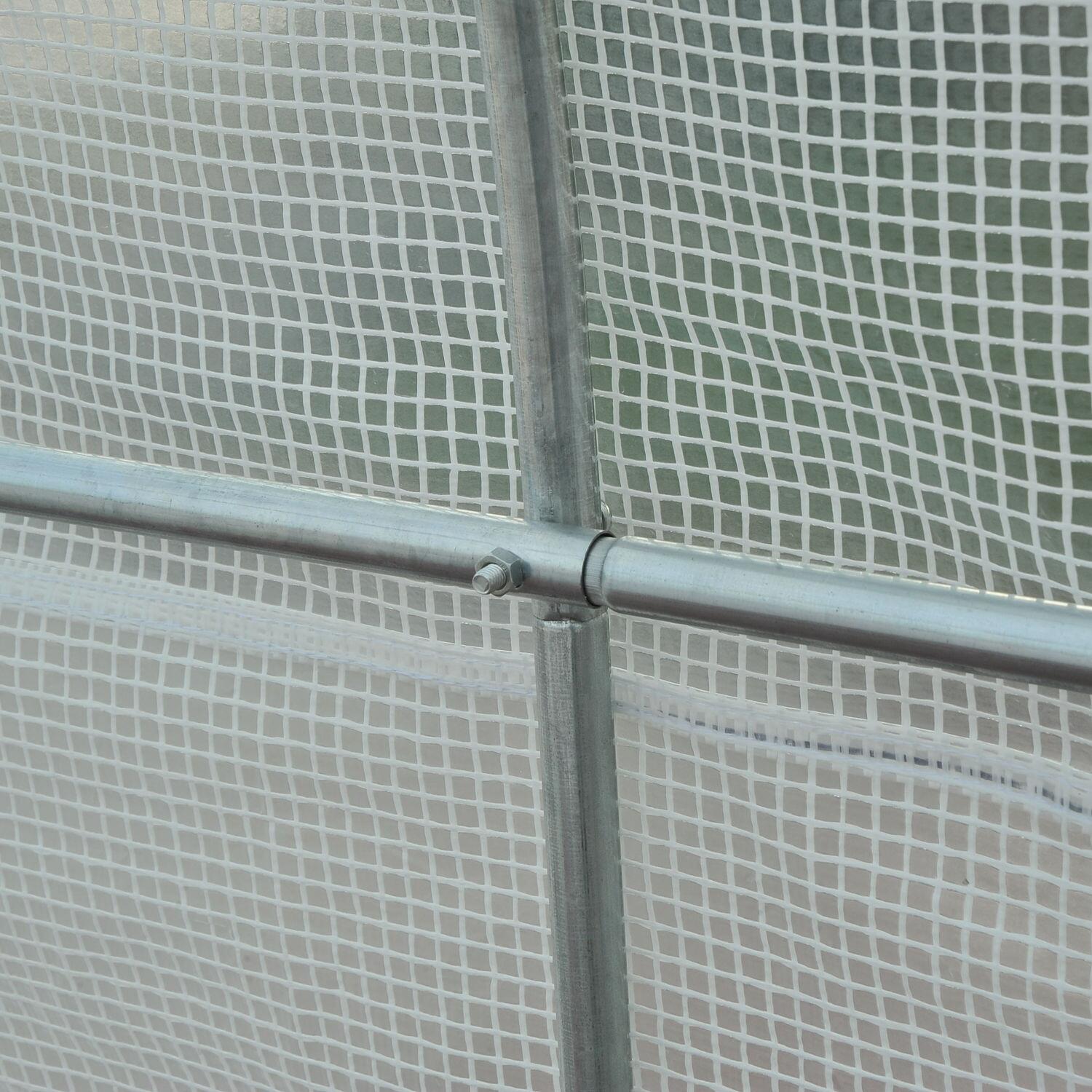 Outsunny Foliengewächshaus B/H/L: ca. 200x200x450 cm