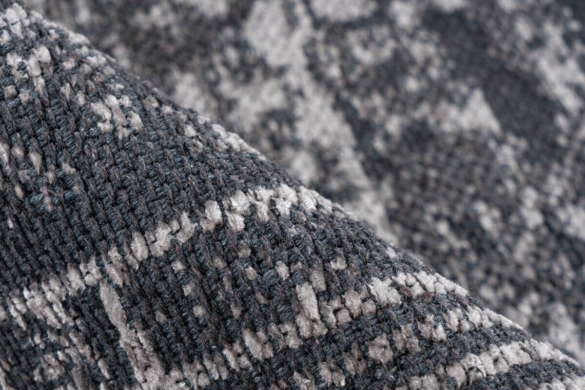 Kayoom Flachflorteppich Kalea 325 grau B/H/L: ca. 160x0,8x230 cm