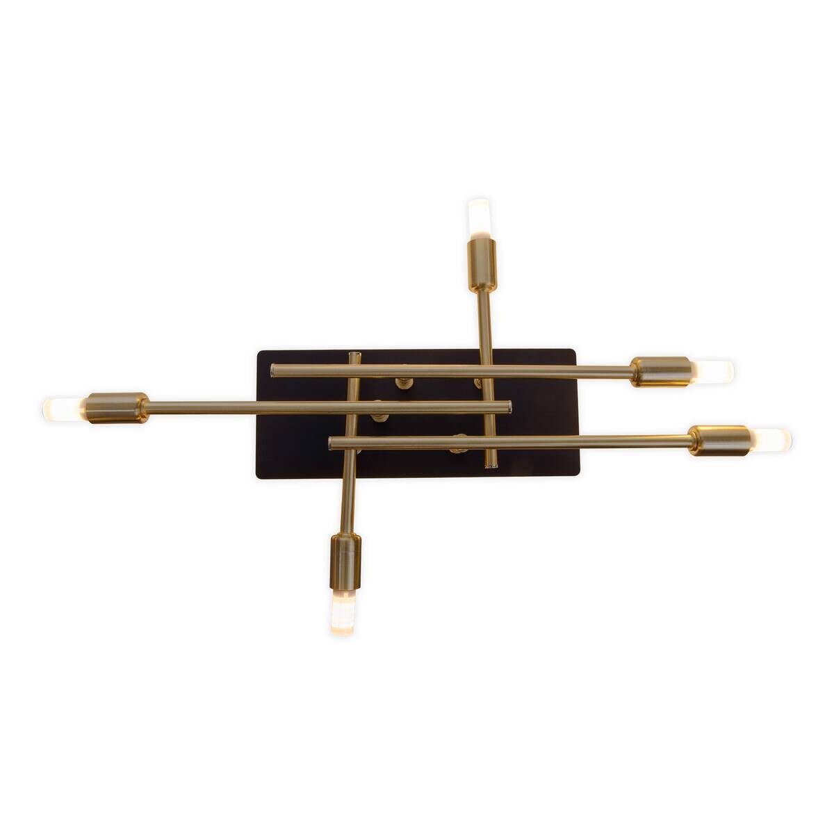 Näve Leuchten Deckenleuchte 1392745 messing Metall B/H/T: ca. 25,2x10x45,1 cm G9 5 Brennstellen