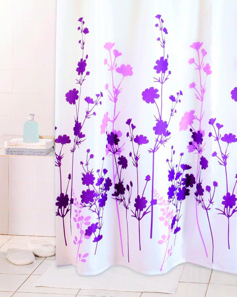 Acus Duschvorhang lila Kunststoff B/L: ca. 180x200 cm