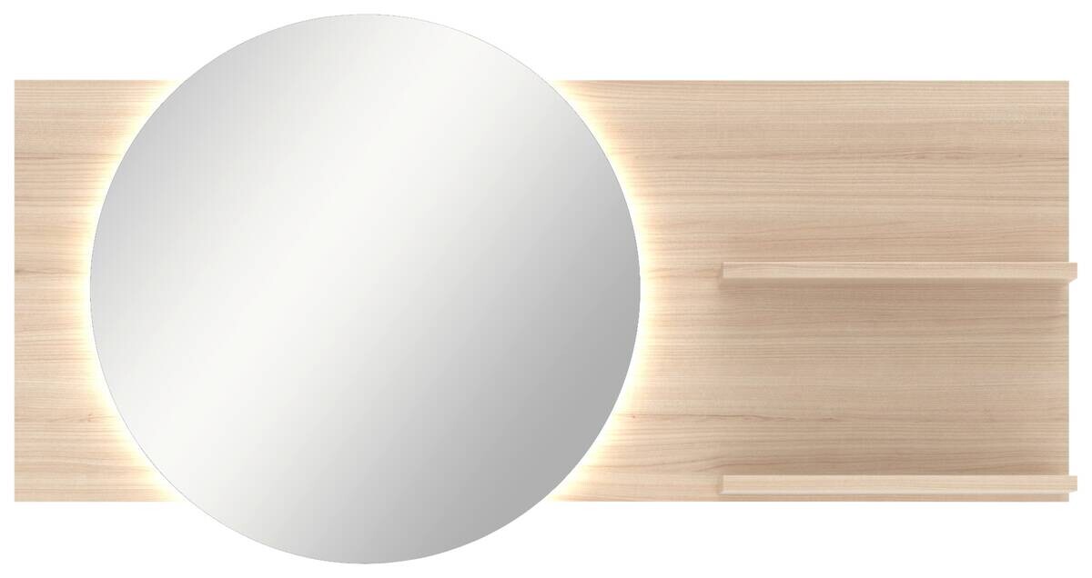 Garderobenspiegel Ina Eiche Natura Nachbildung B/H/T: ca. 150x78x17 cm