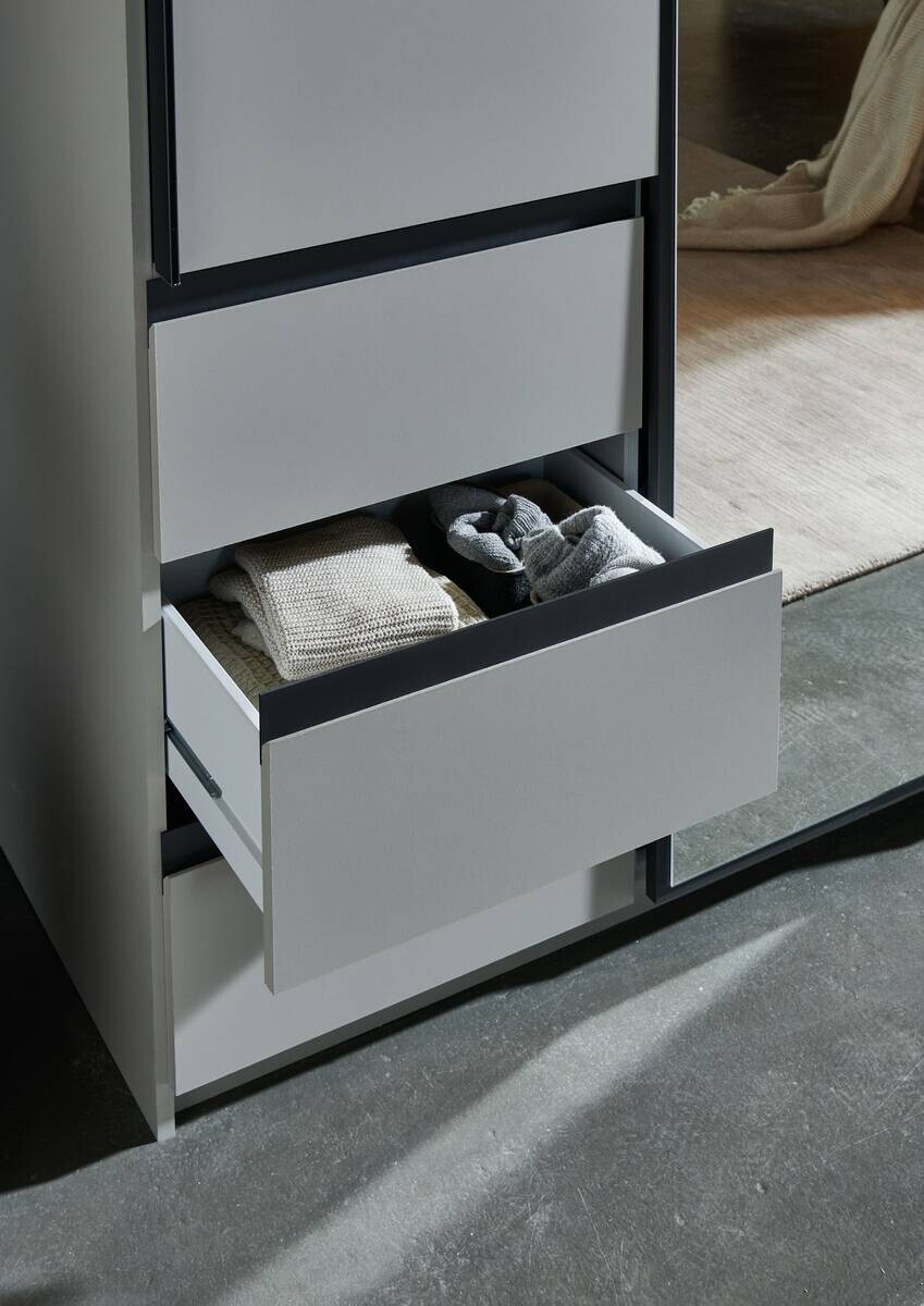 Schwebetürenschrank Stade Sahara grau B/H/T: ca. 168x198x63 cm